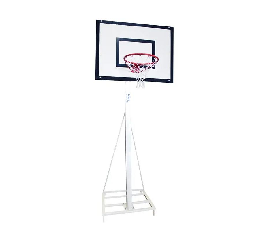 JUEGO CANASTAS MINIBASKET DELUXE MONOTUBO TUBO 100 TRASLADABLE 2 RUEDAS CON CARRO (SIN TABLERO, ARO)